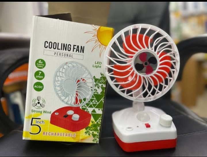Multicolor Plastic Mini Cooling Fan
