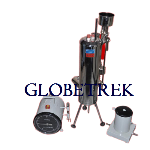 GlobeTrek Silver Color Junkers Gas Calorimeter for Calorific Value of Gaseous Fuels