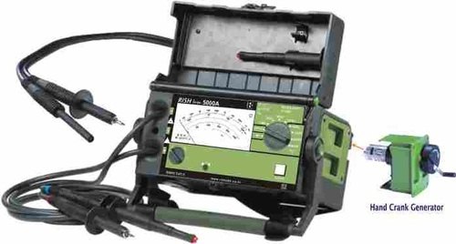 Digital Insu 5000A Rishabh Insulation Tester, For Industrial, 220V