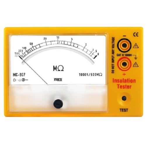 0 To 20m Ohms Analog Insulation Tester, 100V