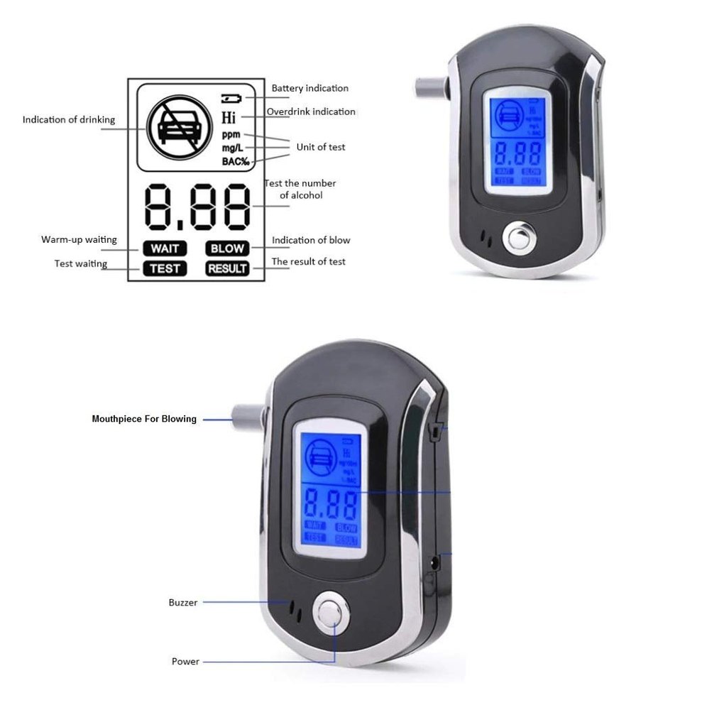 AT 6000 Digital Alcohol Tester
