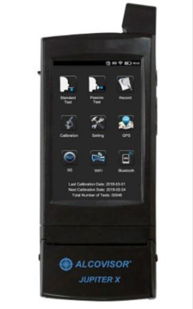 Alcohawk Breath Analyzer Jupiter-Xwith Camera and Printer, For clinical use, workplace, Light