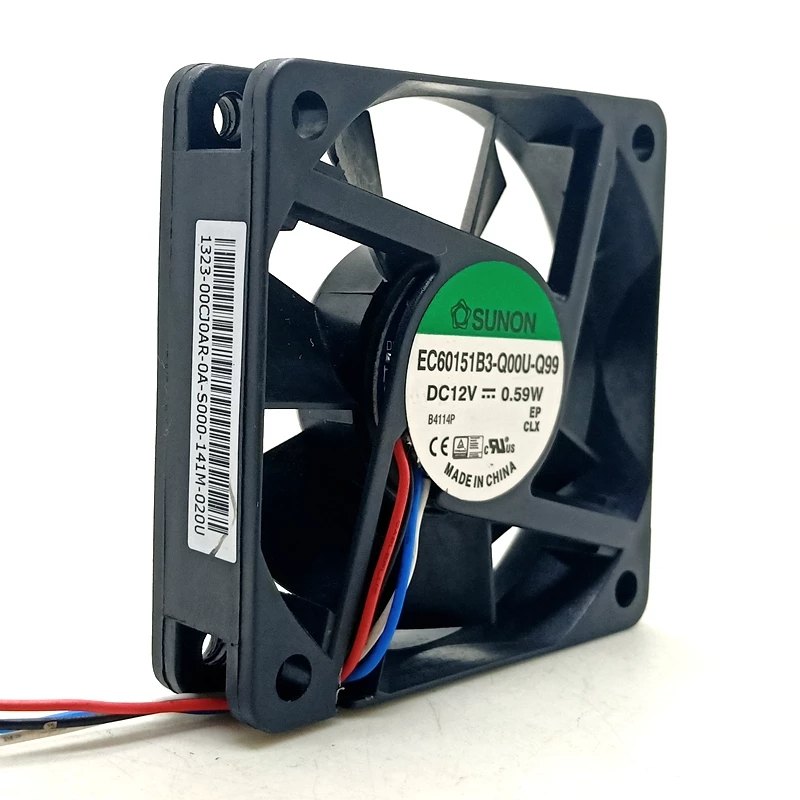 Sunon Cooling Fan Ec60151b3-Q00u-Q99 12v 0.59w 3000rpm Silent Fan 60x60x15mm 4 Wire