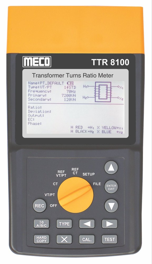 Analog Black TRANSFORMER TURNS RATIO METER, Packaging Type: Box, Model Name/Number: TTR8100