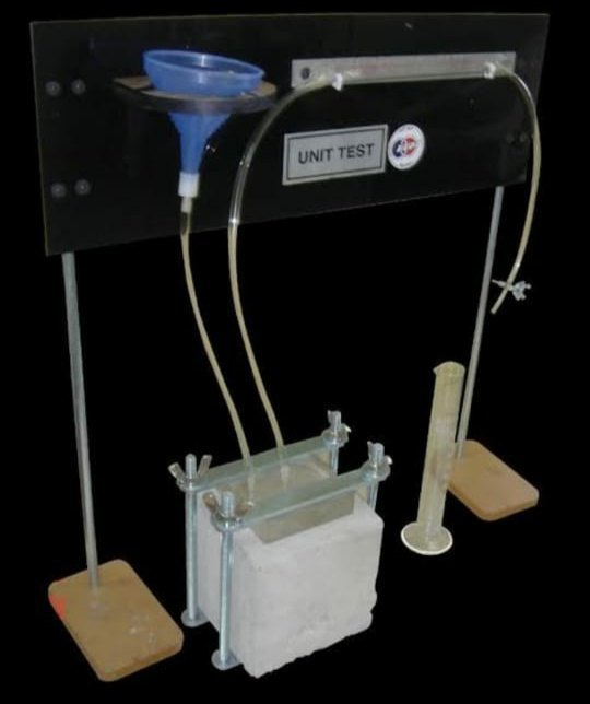 Initial Surface Absorption Test Apparatus(ISAT), Capacity: 200mm Diameter
