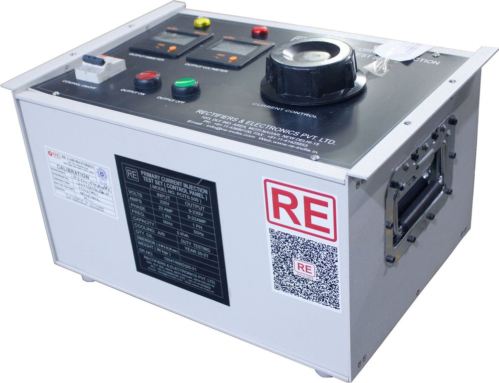 Mild Steel Single Phase Primary Current Injection Test