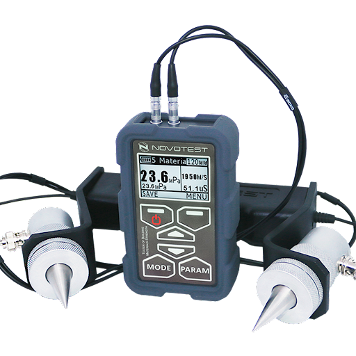 Stainless Steel Novotest Ultrasonic Pulse Velocity Tester IPSM