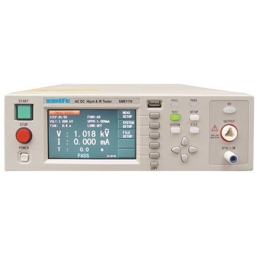 Scientific LCD AC DC Hipot / IR Tester, Model Name/Number: SME1110