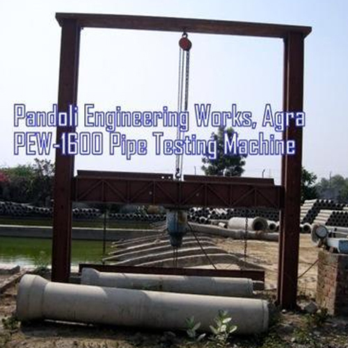Pandoli Engineering Works Cast Iron Pipe Testing Machine