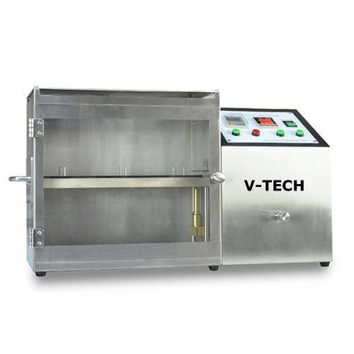 Horizontal Flammability Tester, For Laboratory, Packaging Type: Wooden Box