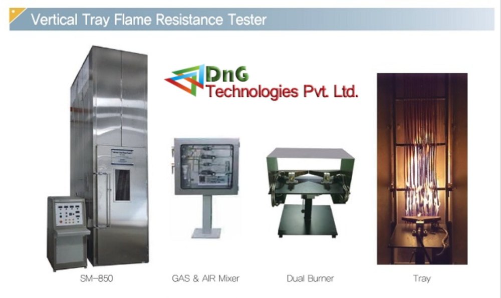 Digital Blue vertical tray flame resistance tester, For Industrial