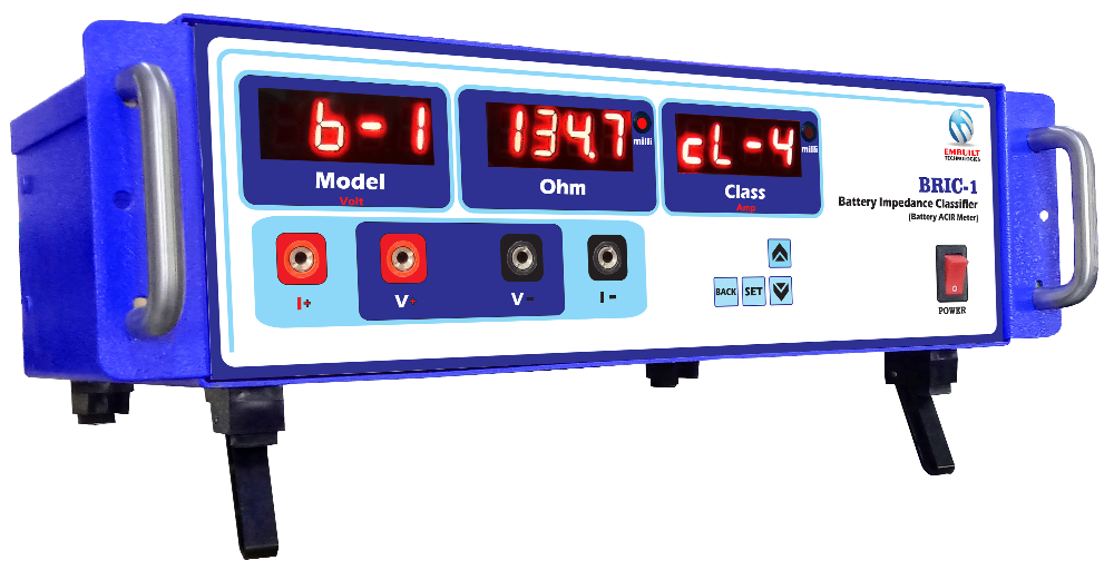 Embuilt Technologies Battery Impedance Classifier (BRIC-1) for Industrial, Warranty: 1 Year