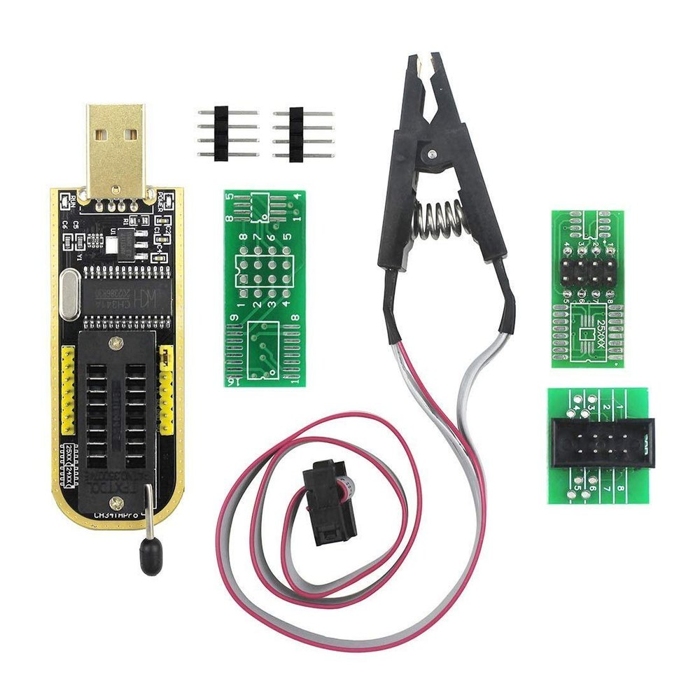 fiber Analog SOIC8 SOP8 Flash Chip IC Test Clips Socket Adapter Programmer For Industrial