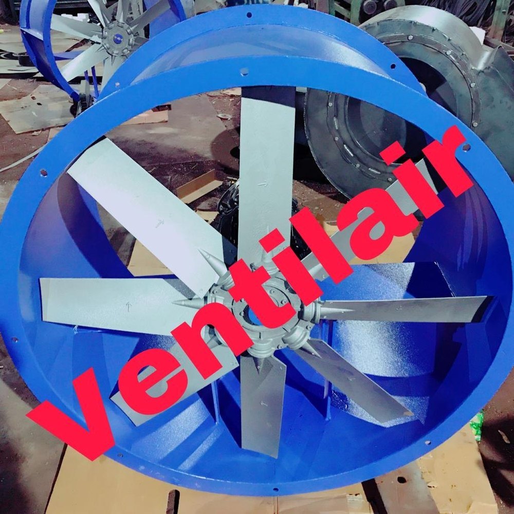 Aluminium Direct Drive Vaneaxial Fixed Pitch Fans, Capacity: Cmh