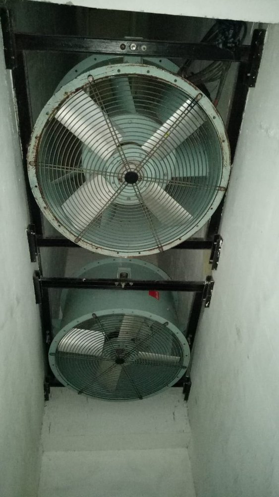 110 kW Cast Iron High Pressure Axial Flow Fan, For Industrial