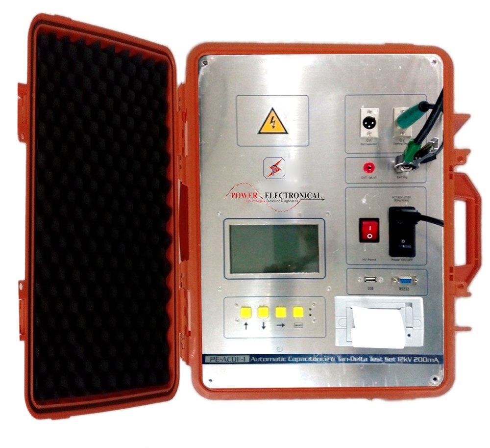 Power Electronical Automatic Capacitance & Tan-Delta Tester 12KV 200MA
