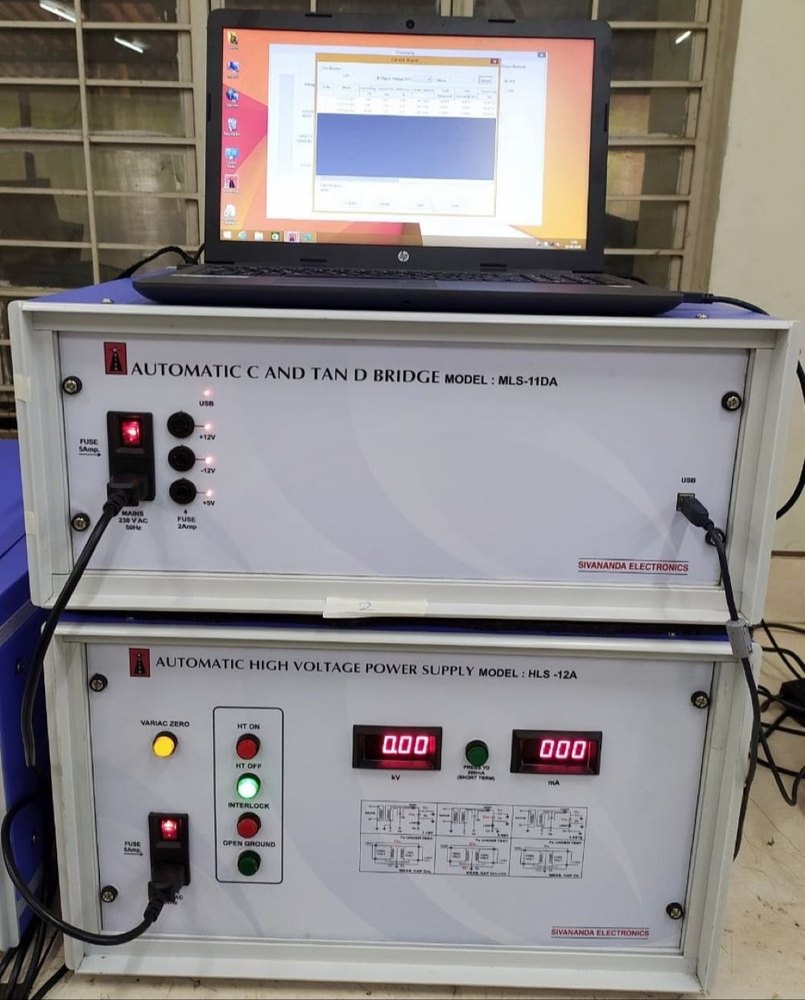 Capacitance & Tan Delta Test Set - Automatic Laptop Control, Model Name/Number: Mls-11da / Hls-12a