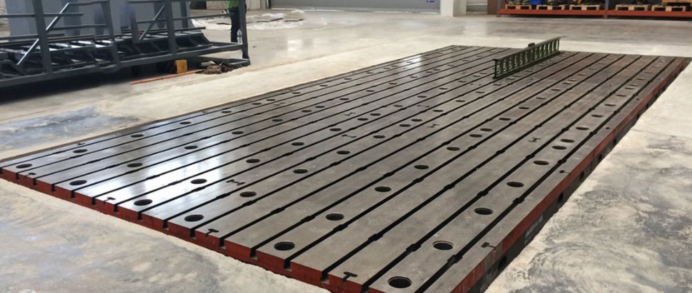750 Kg Cast Iron T Slotted Bed Plate - Impact Test Application, For Industrial, Packaging Type: Wooden Box