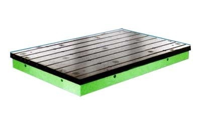 Cast Iron T Slotted Bed Plate, 2500 W