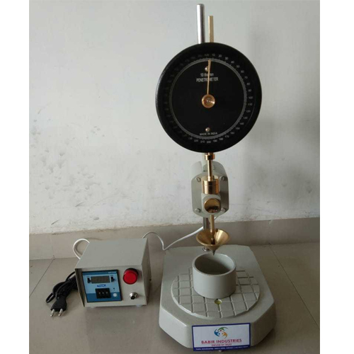 Stainless Steel, Aluminum Digital Penetrometer Apparatus (Babir- PA0001)
