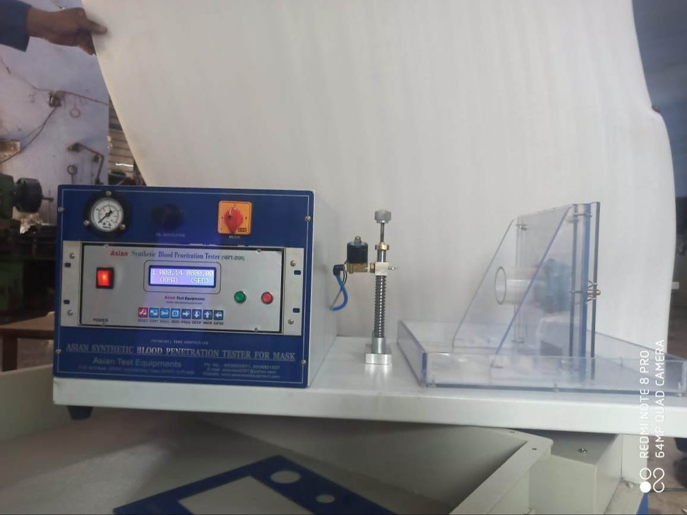 Semi Automatic Face Mask Synthetic Blood Penetration Tester