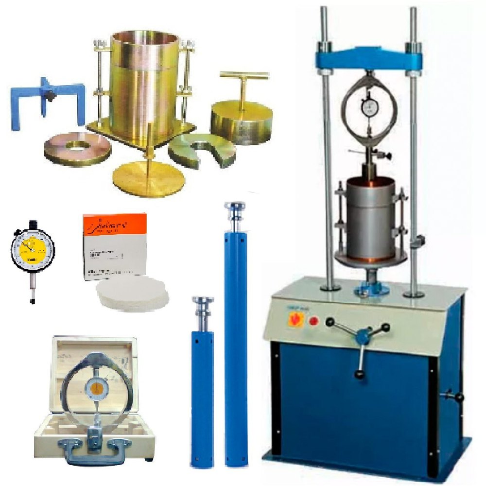 Analogue Blue Cbr Test Apparatus, Automation Grade: Semi-Automatic