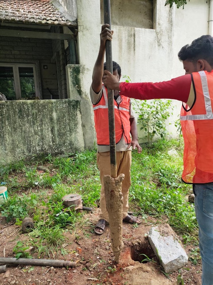 Geotechnical Service Field Test Hand Augered Soil Sample