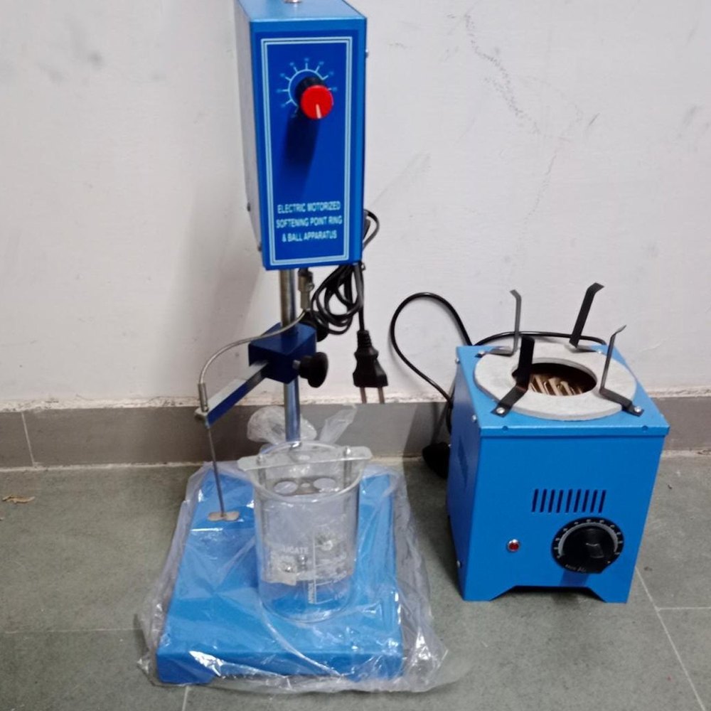 Paint Coated Sky Blue Softening Point Apparatus, 5kg, Automation Grade: Semi-Automatic