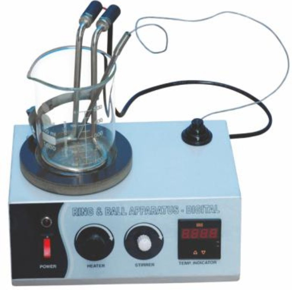 Ok White Softening Point App Ring And Ball Apparatus, 3 kg, Automation Grade: Semi-Automatic