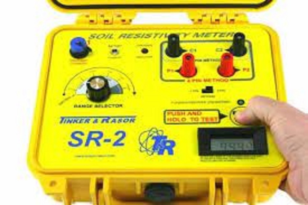 Blue Mild Steel Soil Resistivity Meter, Automation Grade: Automatic