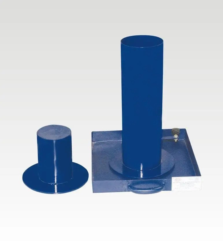 Blue Mild Steel Sand Pouring Cylinder Apparatus (Small) 115mm dia, For Soil Testing, Automation Grade: Manual