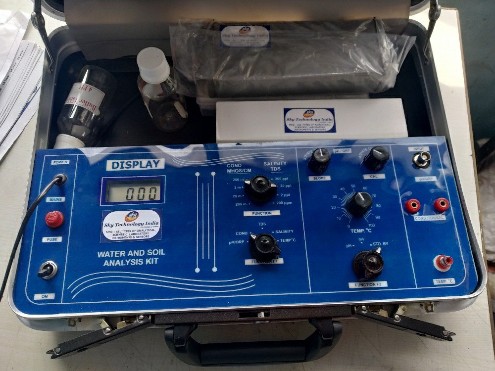 Digital Water And Soil Analysis Kit (5parameter) Ph, Conductivity, Tds, Orp, Temprature
