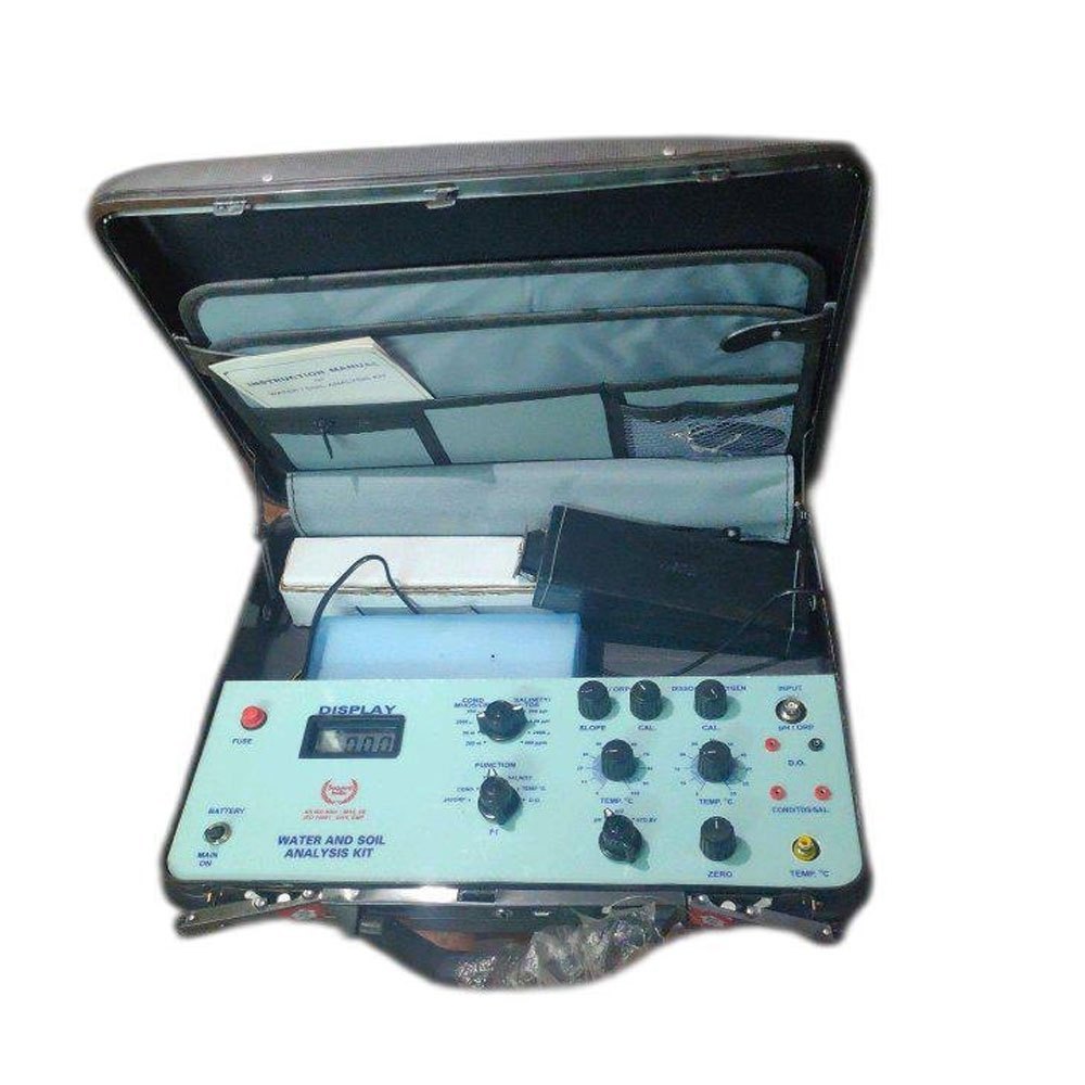 Polished Mild Steel Water & Soil Analyzer Kit, 1 Kg, Automation Grade: Semi-Automatic