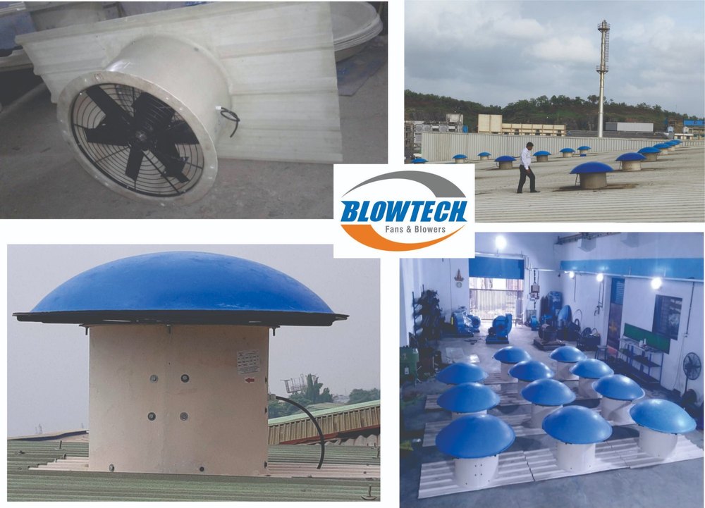 Axial Electric Stainless Steel Roof ventilators, For Industrial