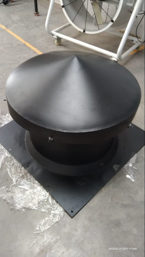GI Electric Motorized Roof Extractor, For Industrial