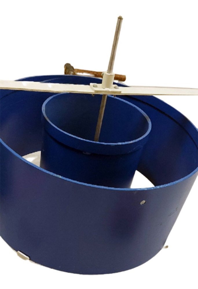 Color Coated Blue Double Ring Soil Infiltrometer, 5 Kg, Automation Grade: Semi-Automatic
