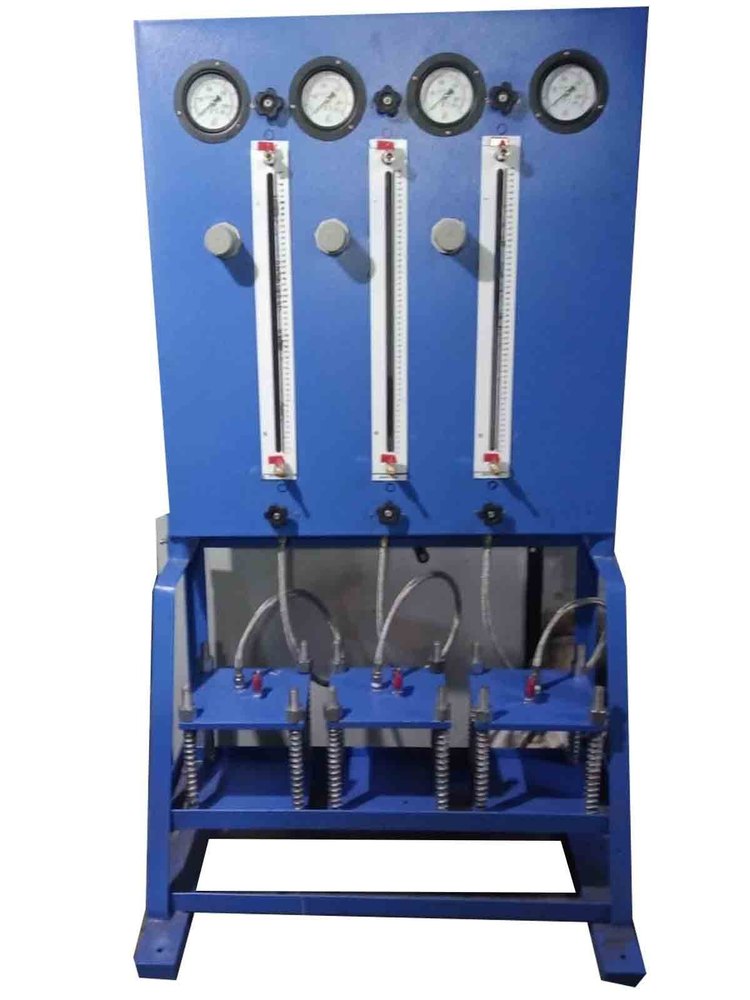 Painted Mild Steel Three Cell Permeability Apparatus, For Industrial, 220V