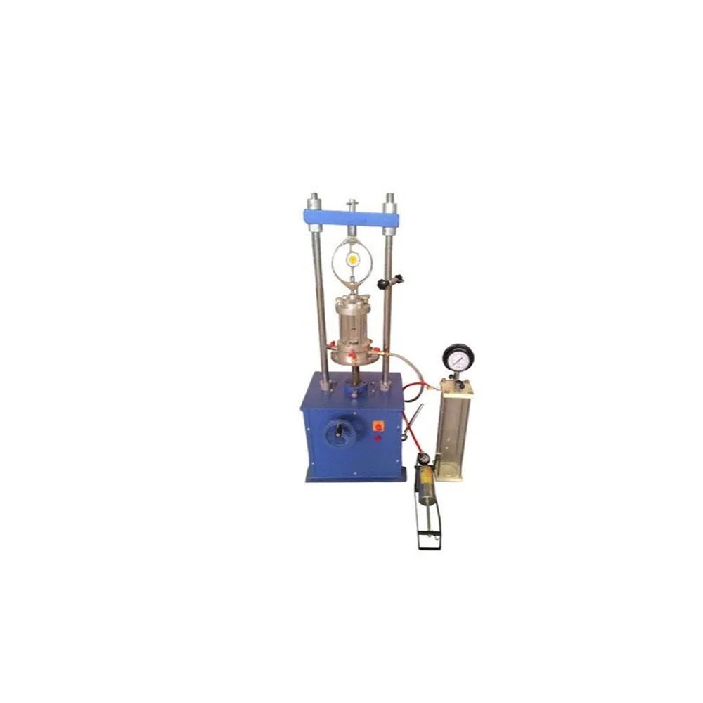 Powder Coated Blue Triaxial Cell Test Apparatus With Load Frame, 150 Kg, Automation Grade: Automatic
