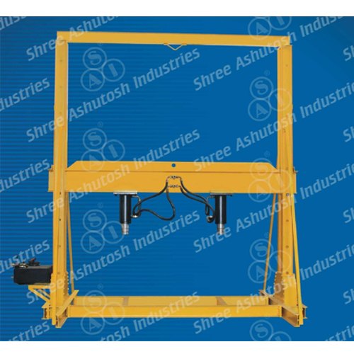 Mild Steel Three edge bearing Load Testing Machine, For Industrial, Model Name/Number: 1 Jack