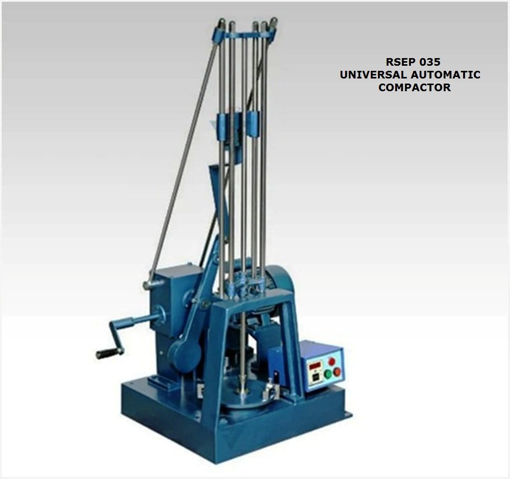 Rajco Universal Automatic Compactor IS : 2720 (Part VII & VIII) Motorised