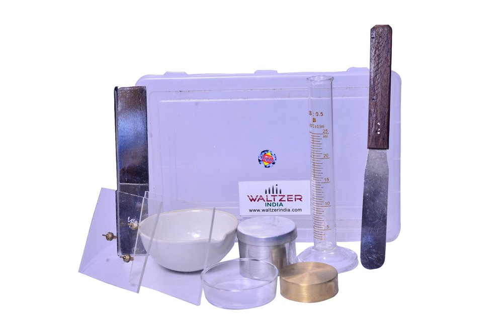 White Mild Steel Shrinkage Limit Apparatus, For Civil Lab, Automation Grade: Manual