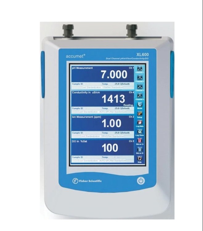 Table-Top Accumet XL 600 PH Conductivity DO Ion Salinity Temperature Meter