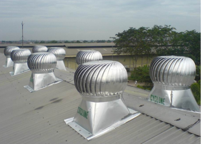 Aluminum, Stainless Steel Wind Turbine Ventilator, For Industrial Manufacturing Units, Size: 600 Mm (or) 24 Inch