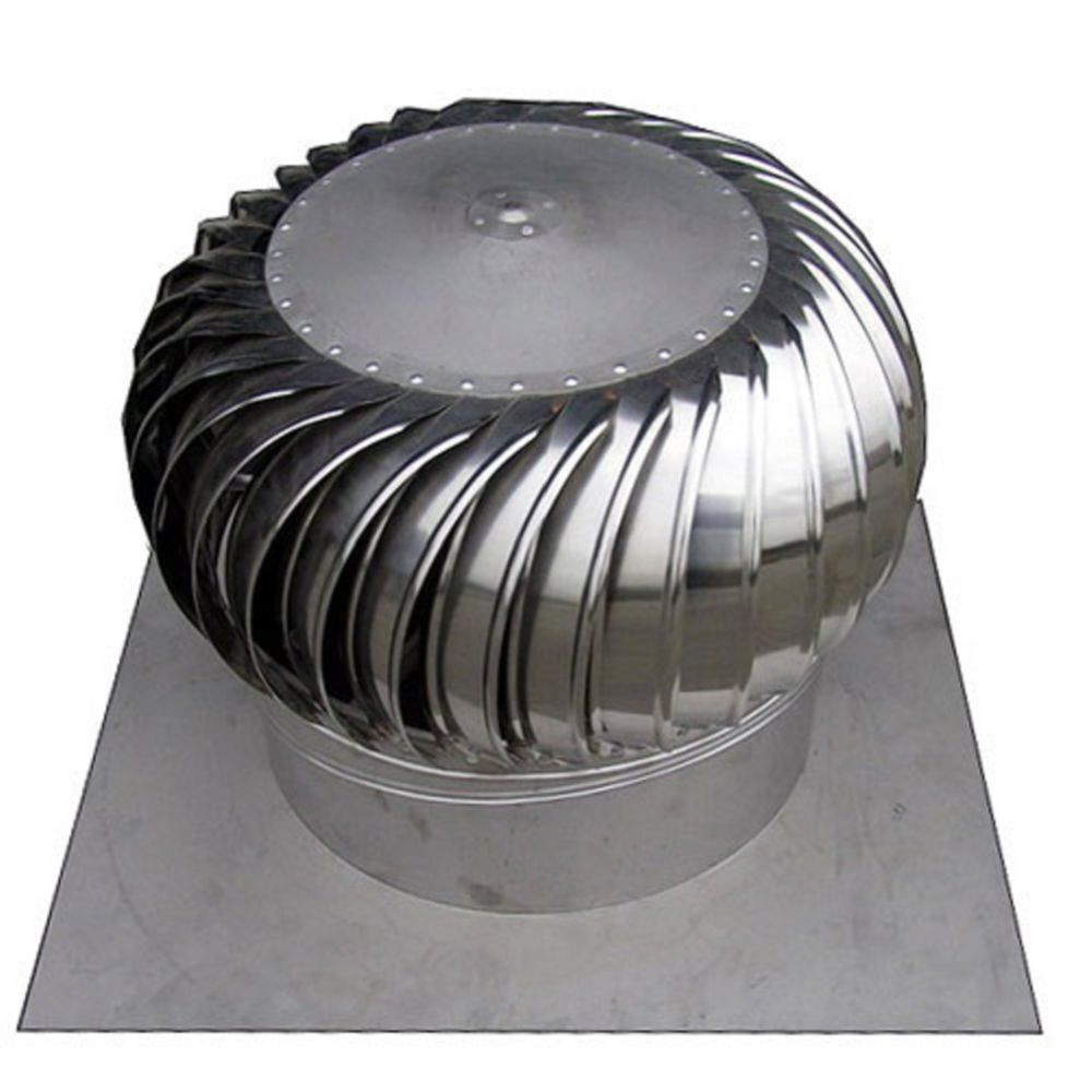 Aluminum Wind Turbine Air Ventilator, For Industrial, Roof Mounted