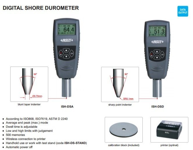 Insize ISH-DSA Digital Shore Durometer