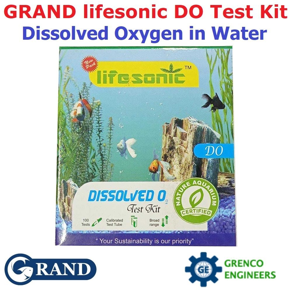 GRAND lifesonic Dissolved Oxygen Test Kit for Biofloc Tank, Aquarium, Fish Tank