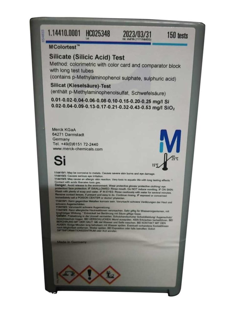 Merck Silica Testing Kit