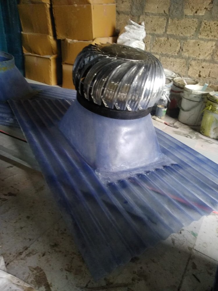 Wind Turbine Air Ventilator, For Industrial, Roof Mounted