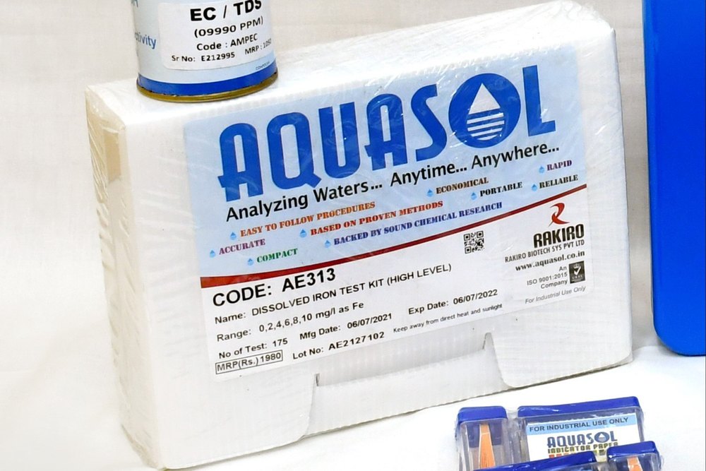 Compact Iron Test Kit For Water, Packaging Type: Box