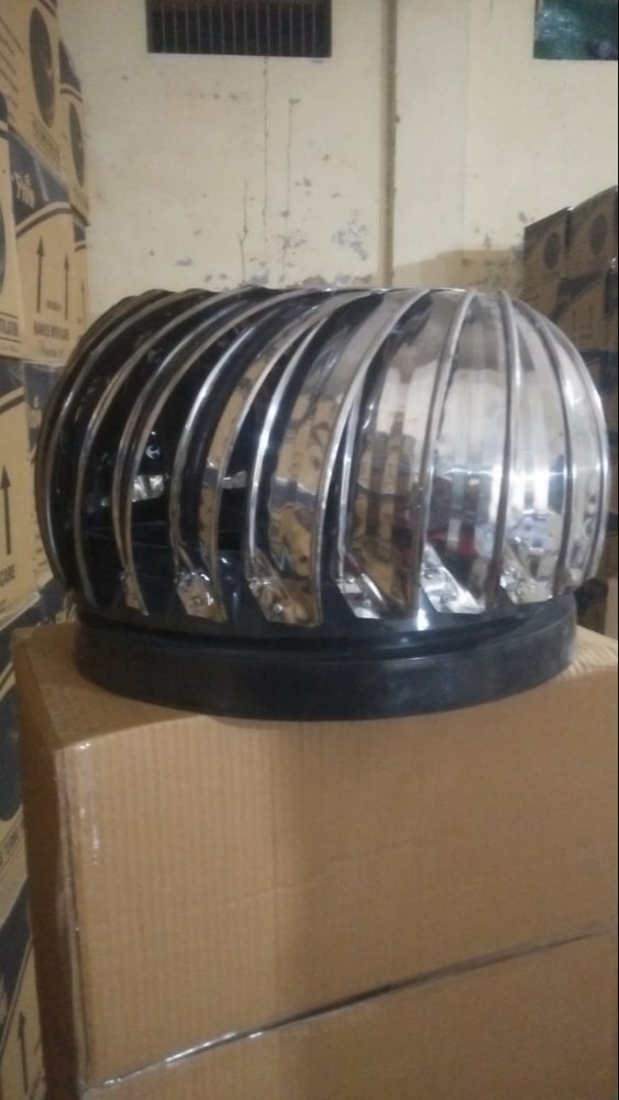 Air Ventilator Faridabad Steel & Polypropylene Rooftop Turbine Ventilators, For Industrial